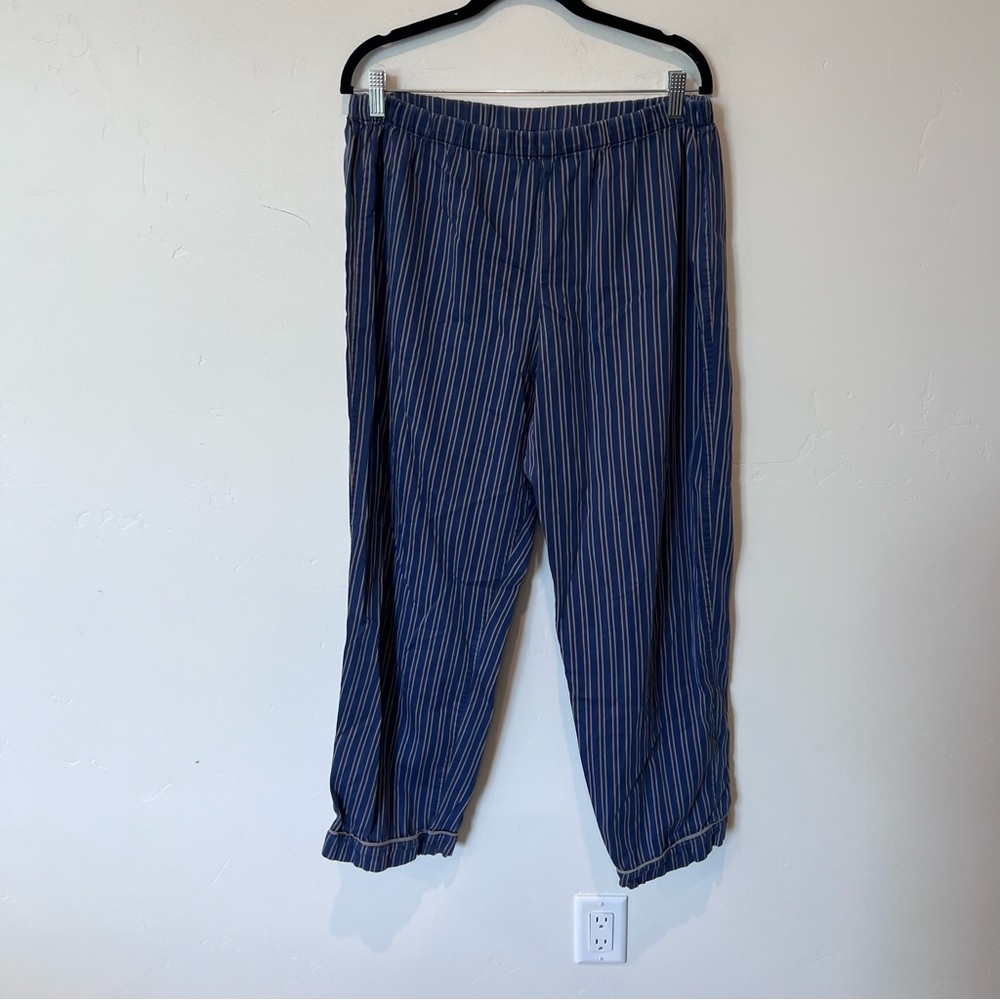 Pottery barn Harry Potter Ravenclaw Striped Blue Pajama Pants Unisex Size Large